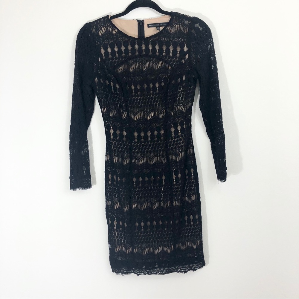 White House Black Market Bodycon Lace Dress